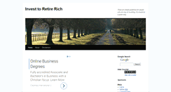 Desktop Screenshot of invest2retirerich.byexamples.com